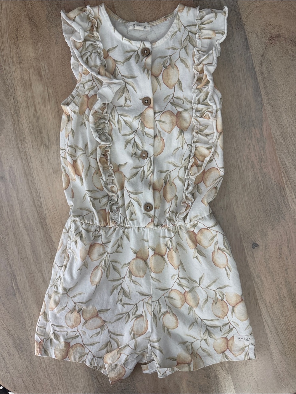 NEWBIE Romper with Ruffle Trim
